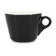 Črna porcelanasta skodelica za kapučino 160 ml Barista – BonBistro