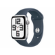 APPLE Watch SE2 v2 GPS 44mm Silver Alu Case w Storm Blue Sport Band - S/M (mrec3se/a )