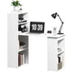 HOMCOM HOMCOM Pisalna miza iverna plošča, MDF 120D x 55Š x 120V cm bela, (5000243020)