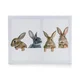 HOME DECOR Slika 4x RABBIT 40 x 30 x 2 cm