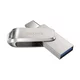 SanDisk Ultra Dual Drive Luxe USB Type-C 128GB 400MB/s USB 3.2 Gen 1, srebrn