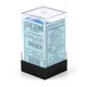 Kockice Chessex - Borealis - Polyhedral - Sky Blue & White (7)