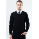 TUDORS Muški džemper Slim Fit crni
