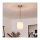 Brilagi - LED luster na sajli NUBILA 1xE27/60W/230V, prečnik 14 cm, crvena/krem