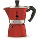 BIALETTI Bialetti Moka Express Rdeča Moka Pot za 3 skodelice - Aluminijasta, CE certifikat, hitra dostava 24h
