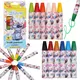 Disney DISNEY Stitch Pastelne barvice za šolo, oljne barvice za otroke, debele barvice 12 BARV