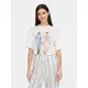 ONLY Majica Melina 15342876 Bela Regular Fit
