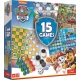 Trefl Set 15 družabnih iger Paw Patrol