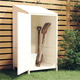 vidaXL Vrtna lopa bela 55x52x112 cm trden les jelke