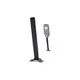 Aigostar - Držač za uličnu lampu 48,9 cm, crne boje