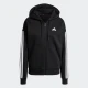 ADIDAS SPORTSWEAR Športna jopa na zadrgo črna/bela