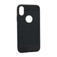 Futrola silikon BRUSHED za Iphone XS crna