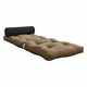 Sivo-rjava futonska vzmetnica 70x200 cm Wrap Mocca/Dark Grey – Karup Design