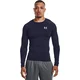 Majice Under Armour Hg Armour Comp LS Midnight Navy/ White XXXL