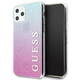 Guess iPhone 11 Pro Max pink blue hard case Glitter Gradient (GUHCN65PCUGLPBL)