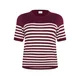 KAFFE CURVE Pulover KCLizzy jagoda/bela