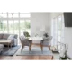 Venture Design Jedilna miza Polar 120x75x75 cm bela
