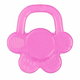 BabyOno Be Active Gel Teether grickalica za bebe Pink Flower 1 kom