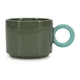 Zelena skodelica iz kamenine 280 ml Lou – ONA