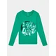 NAME IT Bluza 13210681 Zelena Regular Fit