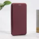 Maska na preklop Coral Book za Xiaomi 12T/ 12T Pro/ K50 Ultra violet crvena