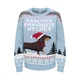 ONLY Pulover ONLXmas svetlo modra/temno rjava/ognjeno rdeča/bela