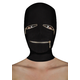 Črna maska z zadrgami za oči in usta Extreme Zipper