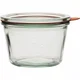 Weck kozarec za vlaganje 250 ml, s pokrovom, tesnilom in sponkami, komplet 4 kos