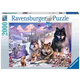 Ravensburger puzzle (slagalice) 2000 pcs Porodica vukova RA16012
