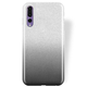 Silikonski ovitek z bleščicami Bling 2v1 za iPhone SE 2020/7/8 - srebrno siv