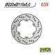 shumee Zadnji zavorni disk Yamaha R6 99-02, R1 98-03, 220x115x5 mm
