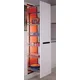 Visoka omara Cargo Mini 45 krom z vlečno palico 127-157 cm za omaro TMY s 4 policami