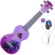 Mahalo Hawaii Basic SET Hawaii Purple Burst Soprano ukulele