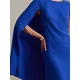 LAUREN RALPH LAUREN Cocktail obleka 253980921006 Modra Slim Fit
