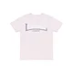 LONSDALE Majica temno siva/rosé/bela