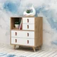 Hanah Home Komoda Fallow 70x88,6x40cm Hrast-Bijela