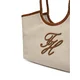 Tommy Hilfiger Ročna torba Th Elev Summ Maxi Tote Canvas AW0AW18629 Bež