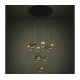 Eglo 390339 - LED prigušiva luster na sajli DRACERA 10xLED/2,3W/230V, prečnik 58 cm
