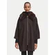 Rinascimento Prehodni plašč CFC0130344003 Temno rjava Oversize