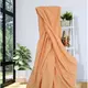 Frotirski Pokrivač I Prekrivač Harmony Narandžasti 200x200 cm