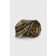 Kravata od svile Moschino boja: smeđa