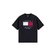 Tommy Jeans Majica mornarska/rdeča/črna/bela