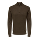 Only & Sons Pulover ONSLOUI temno rjava