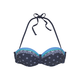 LASCANA Bikini zgornji del modra / mornarska / zelena / bela