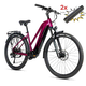 Leader Fox Električno Trek Kolo 28 Barnet Lady Violet, 720Wh Bateria