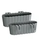Prosperplast Saksija Boardee Hook Z400, Siva