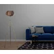 Opviq Podna lampa Ellipse, 160 cm, Zlatne boje