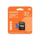 A-DATA Memorijska kartica UHS-I MicroSDHC 32GB class 10 + adapter AUSDH32GUICL10A1-RA1