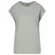 Womens T-Shirt Extended Shoulder Tee - Mint