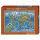 Heye puzzle 2000 pcs Map Art Amazing World 29846